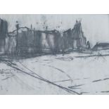 Moram Ali (20th/21st Century British), 'Lovely Drawing', charcoal on paper, unsigned, 59cm x 80cm,