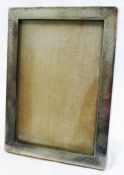 A George V rectangular silver photograph frame, Birmingham 1924,