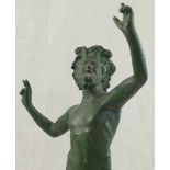 'The Dancing Faun', copy of the original in Pompeii, bronze,