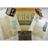 A collection of WWII medals presented to Lt Cdr Ian Charles Alexander Ferguson DSC RNVR,