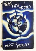 'Brave New World' by Aldous Huxley, first edition published in 1932 by Chatto and Windus of London,