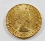 An Elizabeth II 1958 sovereign CONDITION REPORT: Please note - Descriptions do not