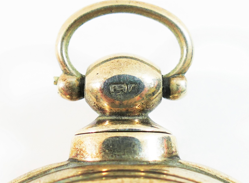 A 19th century silver pair cased pocket watch, London 1868, by Robinson of Chesterfield, - Image 2 of 4