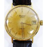 A gentleman's Chopard 18 carat gold cased automatic wrist watch, with 30 jewel movement,