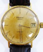 A gentleman's Chopard 18 carat gold cased automatic wrist watch, with 30 jewel movement,