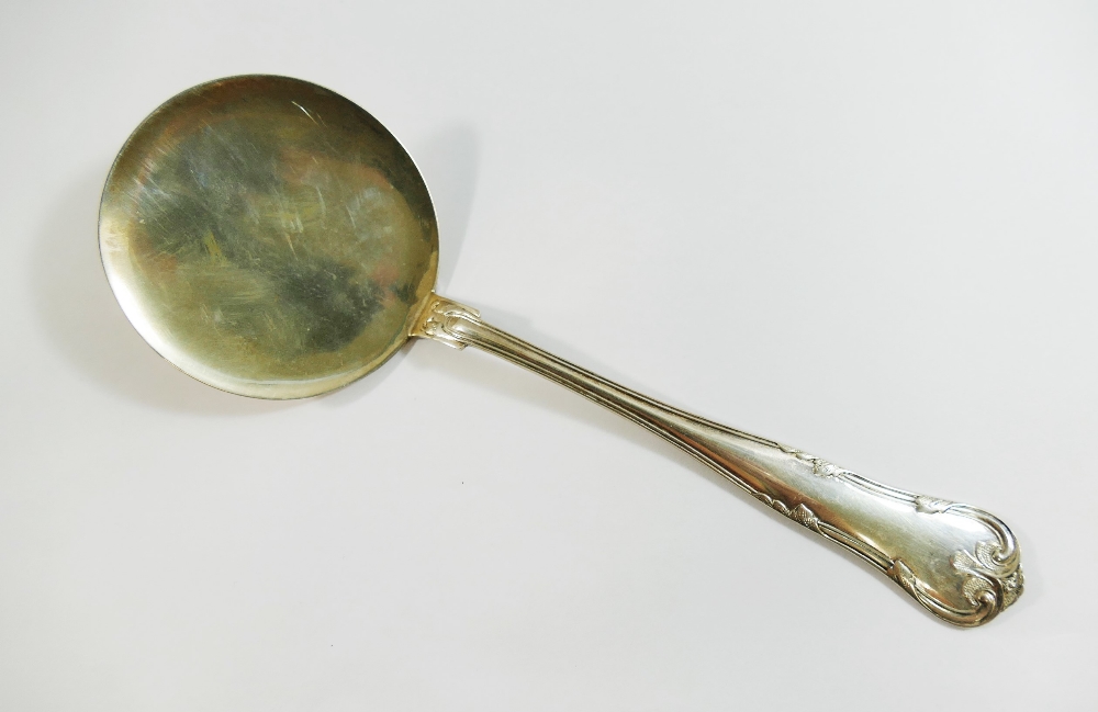 A 20th century Danish silver tomato server, with over stamped maker's mark for A Michelsen,