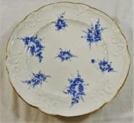 A Nantgarw porcelain plate from the Lady