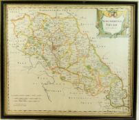 Two 18th century hand coloured maps of N