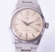 Tudor, a gent's 1953 stainless steel wristwatch, with original box.