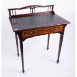 An early 20th Century rosewood writing desk.