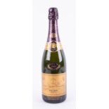 Champagne, bottle of Veuve Cliquot Ponsardin, marked Brut 1983, gold label.