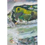 Nicholas Borden, oil on canvas, Dartmoor, from the studio of the artist, 61cm x 40cm, Provenance,