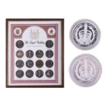 The Royal Wedding Coin Collection July 1981, together with two QEII Silver Jubilee Crowns 1977.