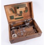 A watchmakers lathe, boxed.