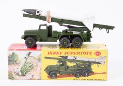 Dinky Super Toys, model 665, Honest John Missile Launcher, boxed.