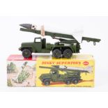 Dinky Super Toys, model 665, Honest John Missile Launcher, boxed.