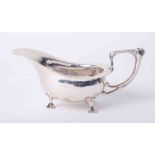 A silver sauce boat, William Noble Ltd.