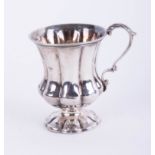 A Victorian silver Christening cup with monogram dated '1928', approximately 124g.