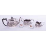 A collection of silver and silver plated wares and also various ceramics and glassware etc.