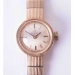 A 9ct yellow gold ladies Omega watch, approx 19.1g, not working.