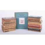A collection of twenty seven Beatrix Potter books and another (larger) 'The Tale Of Little Pig