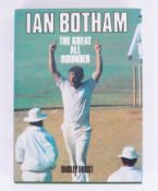 Biography of Ian Botham 'The Great All Rounder' by Dudley Doust, signed by the M.C.C. cricket team