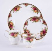 Royal Albert 'Old Country Roses', a forty piece tea service.