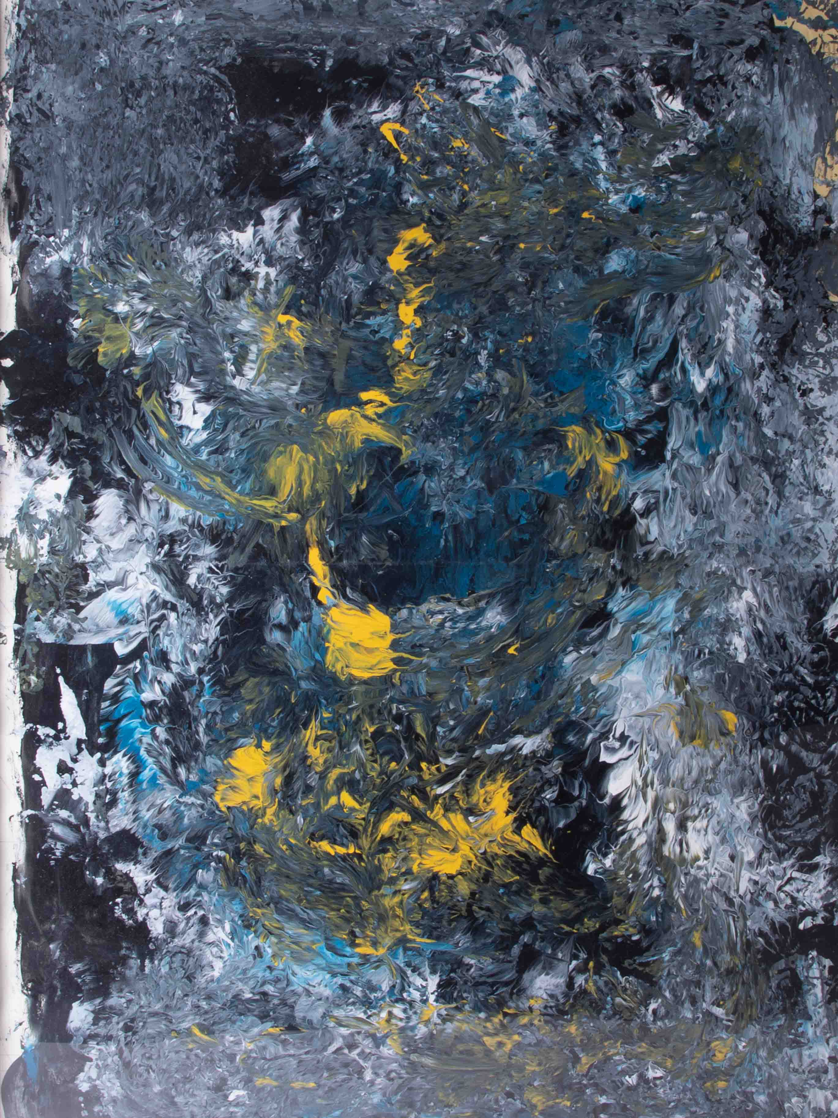 Robert Hone, 'Terra Del Fuego', mixed media on paper, 2010, 85cm x 65cm. - Image 2 of 2