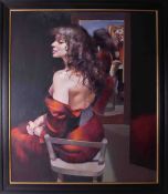 Robert Lenkiewicz (1941-2002) a fine painting, oil on canvas, 'Study of Karen', signed and titled