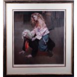 Robert Lenkiewicz, 'Painter with Lisa - Aristotle Theme', signed limited edition print 57/395,