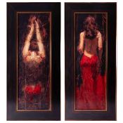 Henry Asencio, a pair 'Passion Sweet Seduction and Surrender' each edition 80/195 mixed media