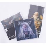 A small collection of Robert Lenkiewicz memorabilia to include 'The Artist and the Man' hardback