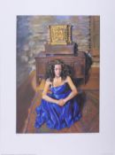 Robert Lenkiewicz, 'Anna Seated' (Millennium edition), signed limited edition print 115/475, 53cm