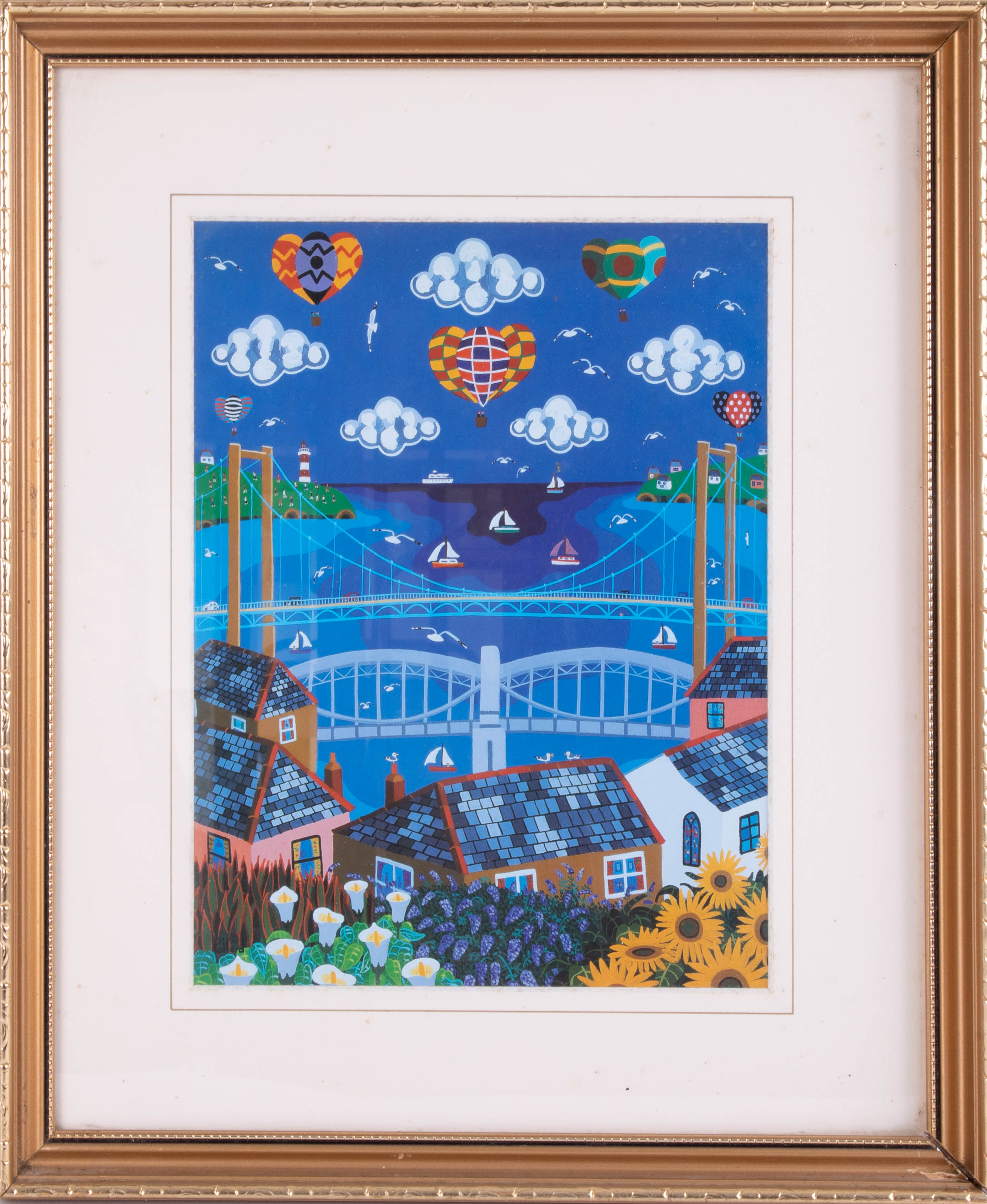 Brian Pollard, two open prints including 'Three Crowns', 25cm x 18cm, framed and glazed. - Image 3 of 3