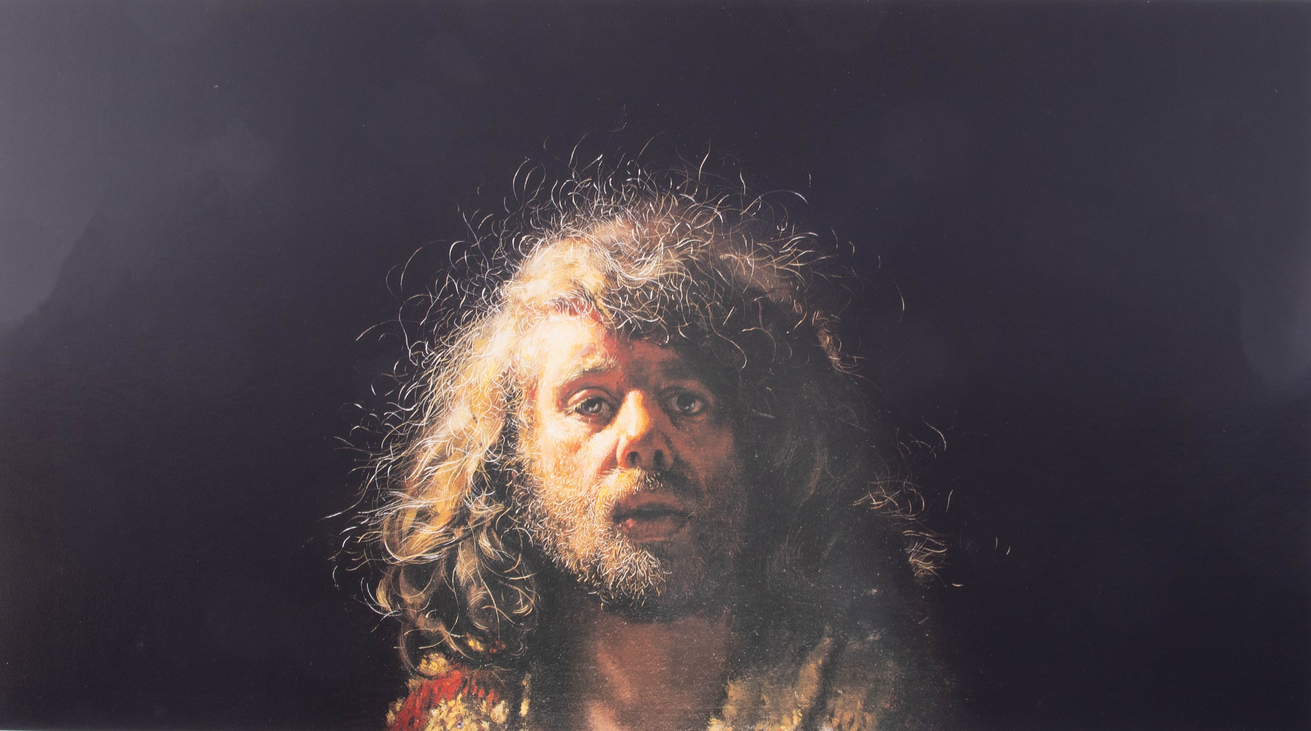 Robert Lenkiewicz, 'Self Portrait- Project 10', signed limited edition print 61/500, 41cm x 71cm, - Image 2 of 2