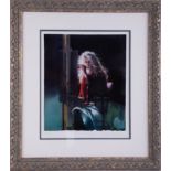 Robert Lenkiewicz, 'Painter in the Wind-3:50am' signed edition print 441/500, 40cm x 33cm, framed