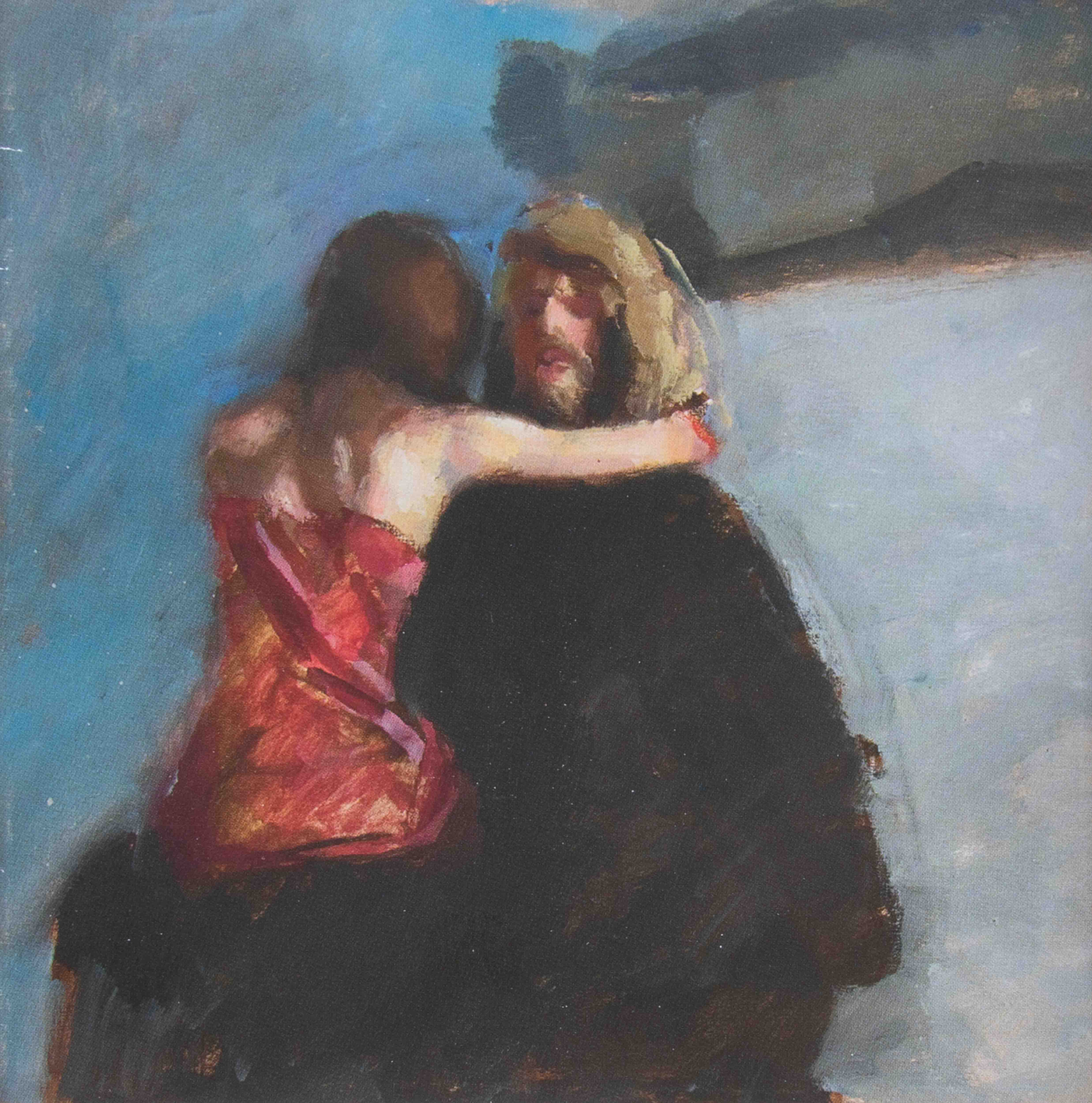 Robert Lenkiewicz (1941-2002) 'Self Portrait with Karen Section Ten', Relationship Series, signed