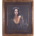 Robert Lenkiewicz, 'Anna Nava’s', embossed edition print 181/295, 60cm x 49cm, framed and glazed.