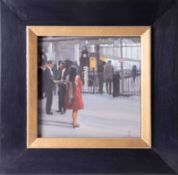 Nigel Mason, 'Brief Encounter', oil on canvas, titled with inscription on verso 2015, signed and