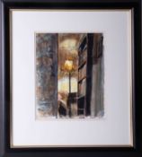 Robert Lenkiewicz, 'The Far Room/Priory Road, Lower Compton' watercolour, 29cm x 23cm, framed and