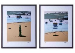 Henry Sells, 'Big Seaweed & Little Seaweed, St.Ives', signed limited edition Diptych, each