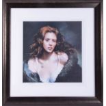 Robert Lenkiewicz, 'Faraday' signed edition print 31/395, 38cm x 38cm, with embossed signature,