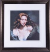 Robert Lenkiewicz, 'Faraday' signed edition print 31/395, 38cm x 38cm, with embossed signature,