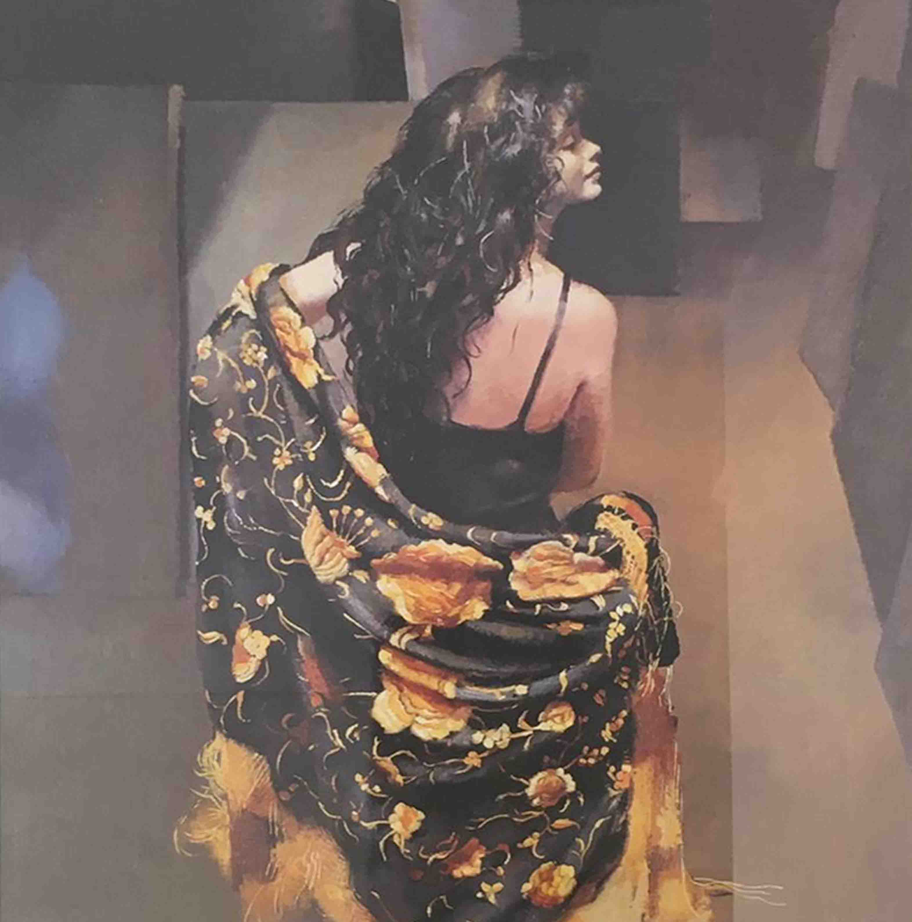 Robert Lenkiewicz, 'Karen with Bronze Shawl', signed limited edition print 454/500, - Image 2 of 2