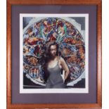 Robert Lenkiewicz, 'Anna Last Judgement', signed limited edition print 2/375, 57cm x 49cm, framed