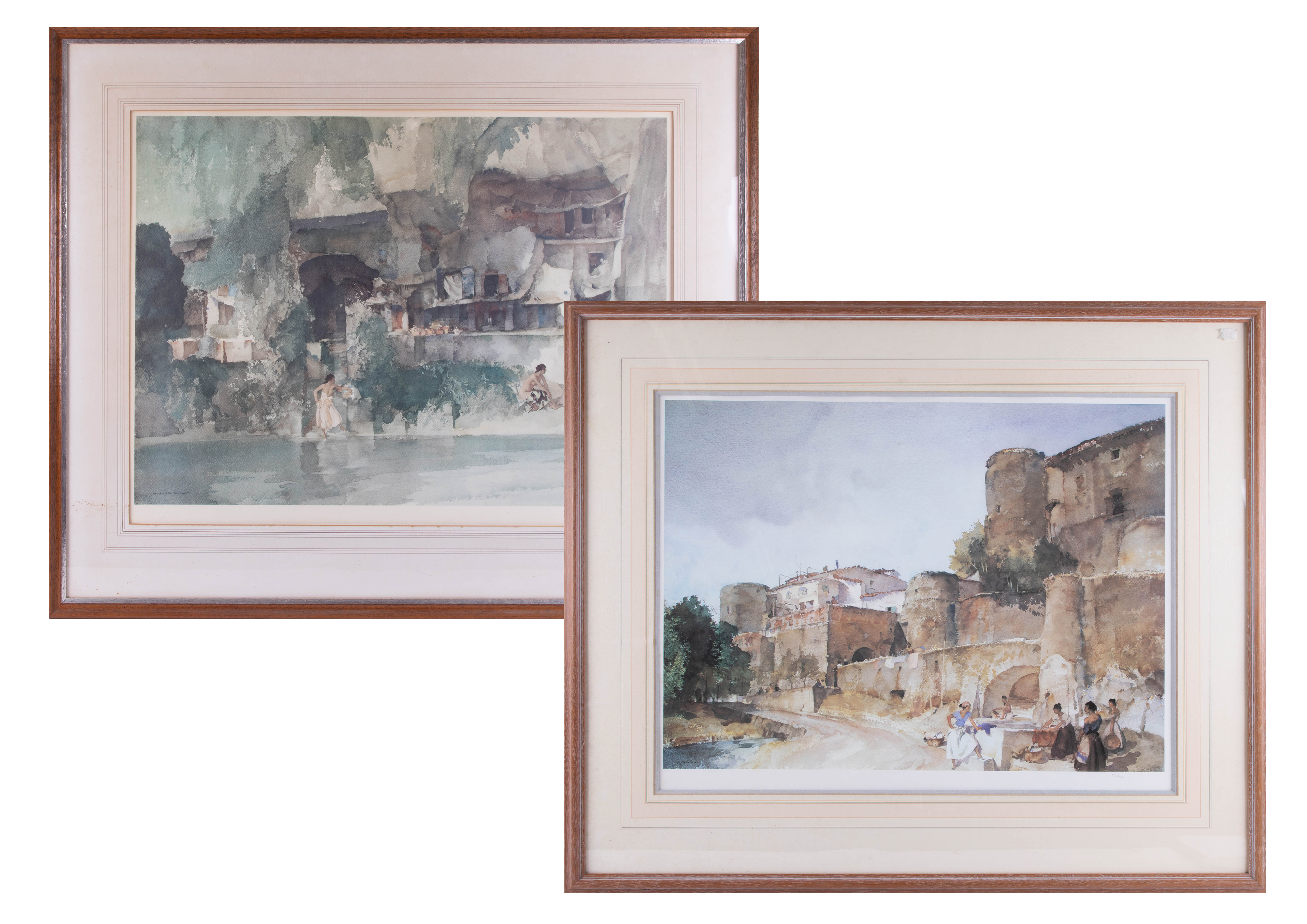 Russell Flint, two limited edition prints each from an edition of 850 with embossed seal, each