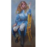 Robert Lenkiewicz (1941-2002), 'Study of Belle Pecorini', started and finished in 2 hours 20th