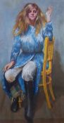 Robert Lenkiewicz (1941-2002), 'Study of Belle Pecorini', started and finished in 2 hours 20th