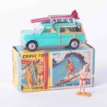 Corgi Toys 485 Surfing Mini Countryman, boxed.