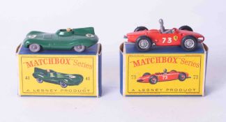 Matchbox Series Lesney 41 and 73, boxed.